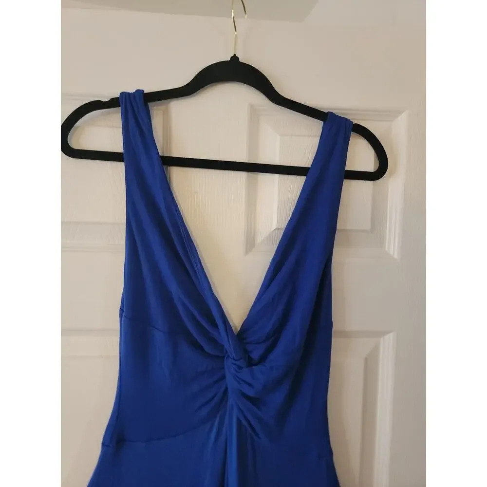 FREE PEOPLE Beach Jumpsuit SZ M Endless Summer Harlow Twist Knot Wide Leg Pant